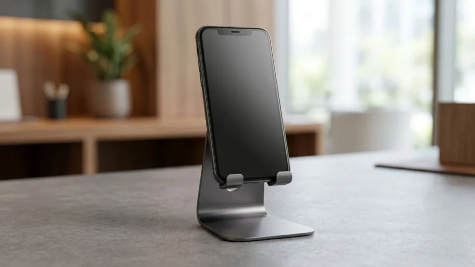 Test 1 Branded Mobile Stand as a Customisable Corporate Gift 1