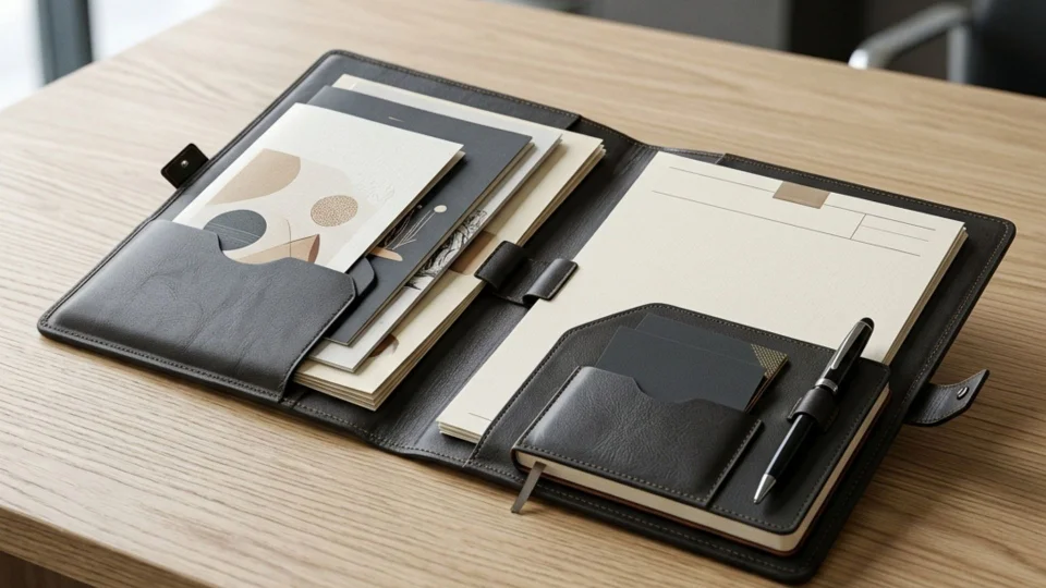 Test 1 Corporate Brochure Folder Kit as a Corporate Gif