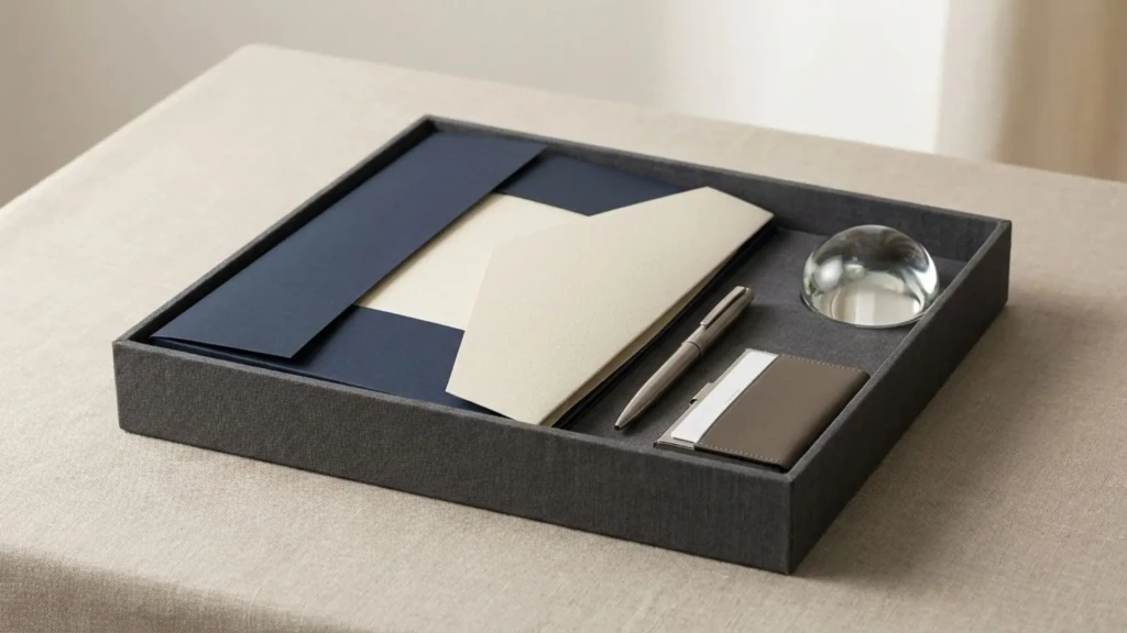 Test 1 Corporate Brochure Kit with Gifts as a Corporate Gift
