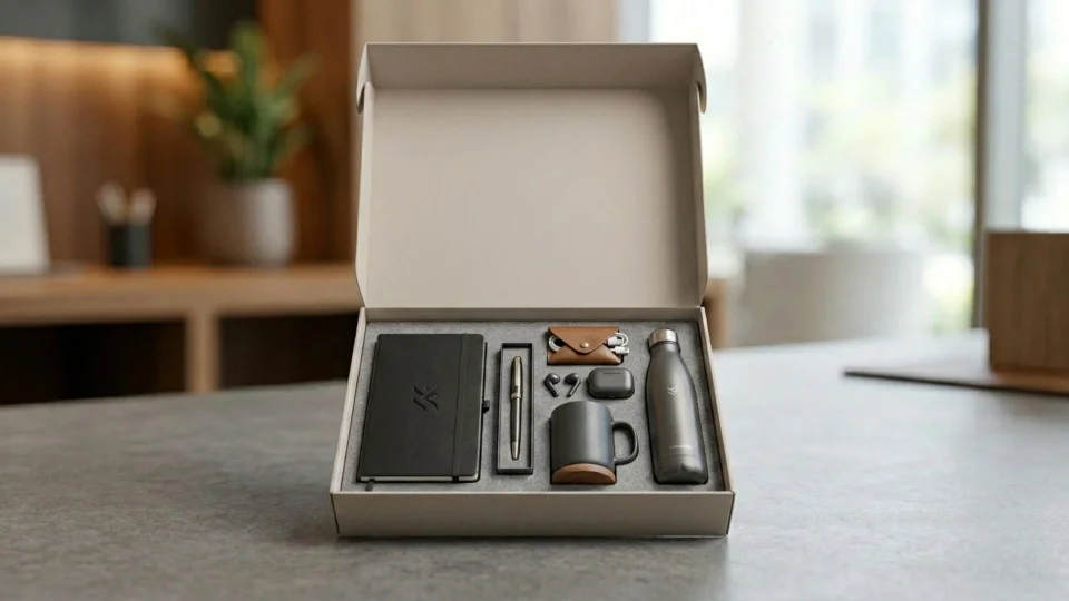 Test 1 Customized Merchandise Kit as a Customisable Corporate Gift