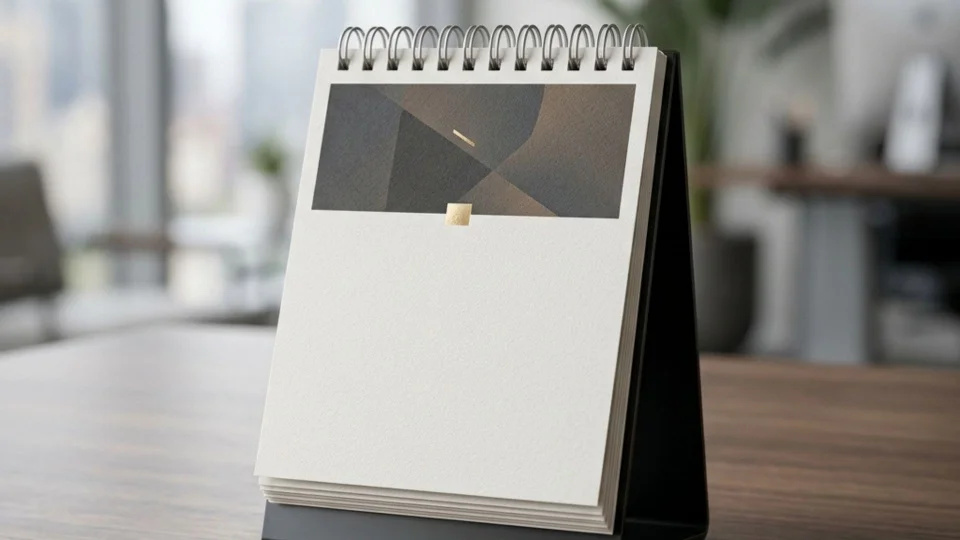 Test 1 Desk Calendar Mini Version as a Corporate Gift