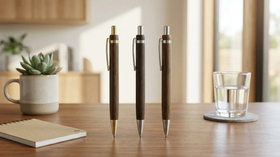 Test 1 Eco Friendly Bamboo Pen Set as a Corporate Gift