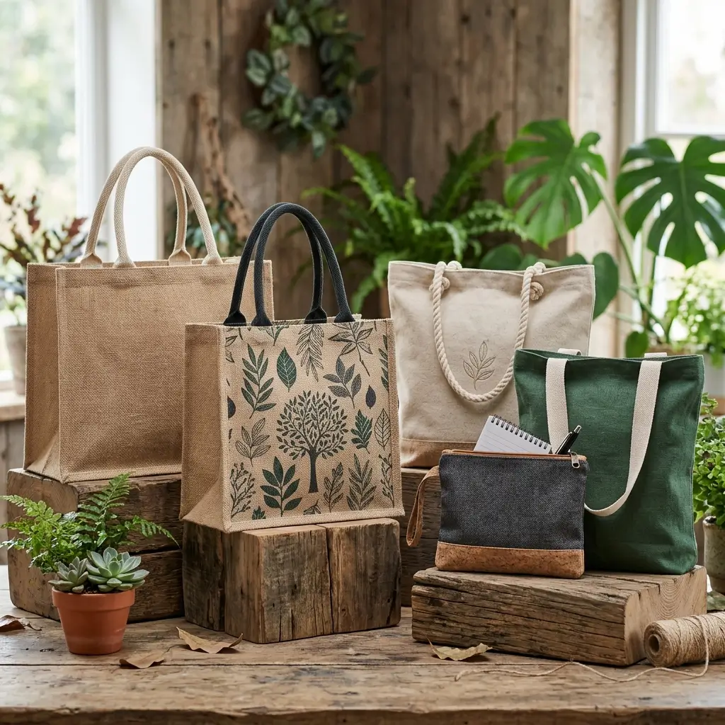 Test 1 Eco Friendly Jute Bags as a Customisable Corporate Gift