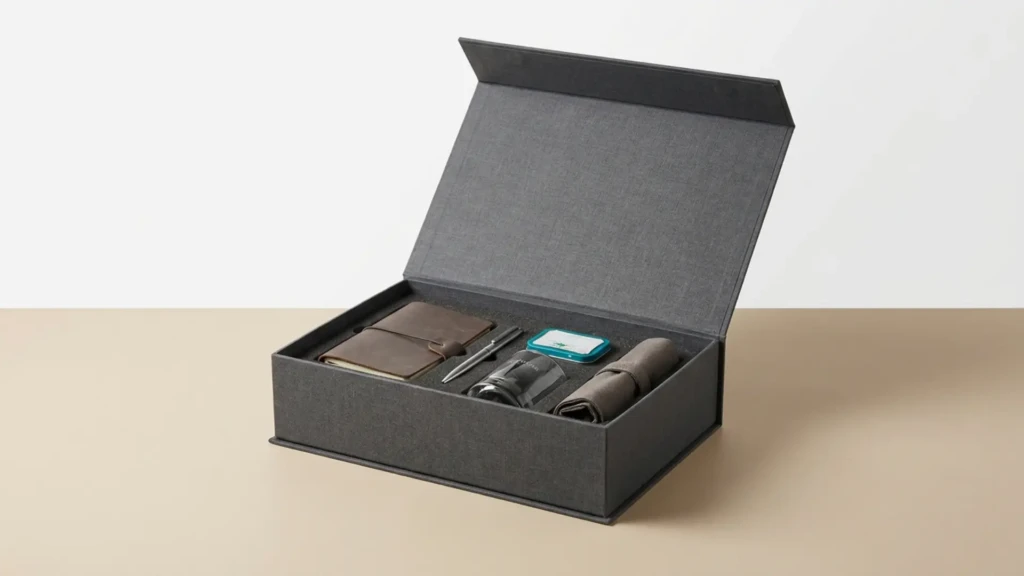 Test 1 Event Promotion Welcome Kit Box as a Customisable Corporate Gift