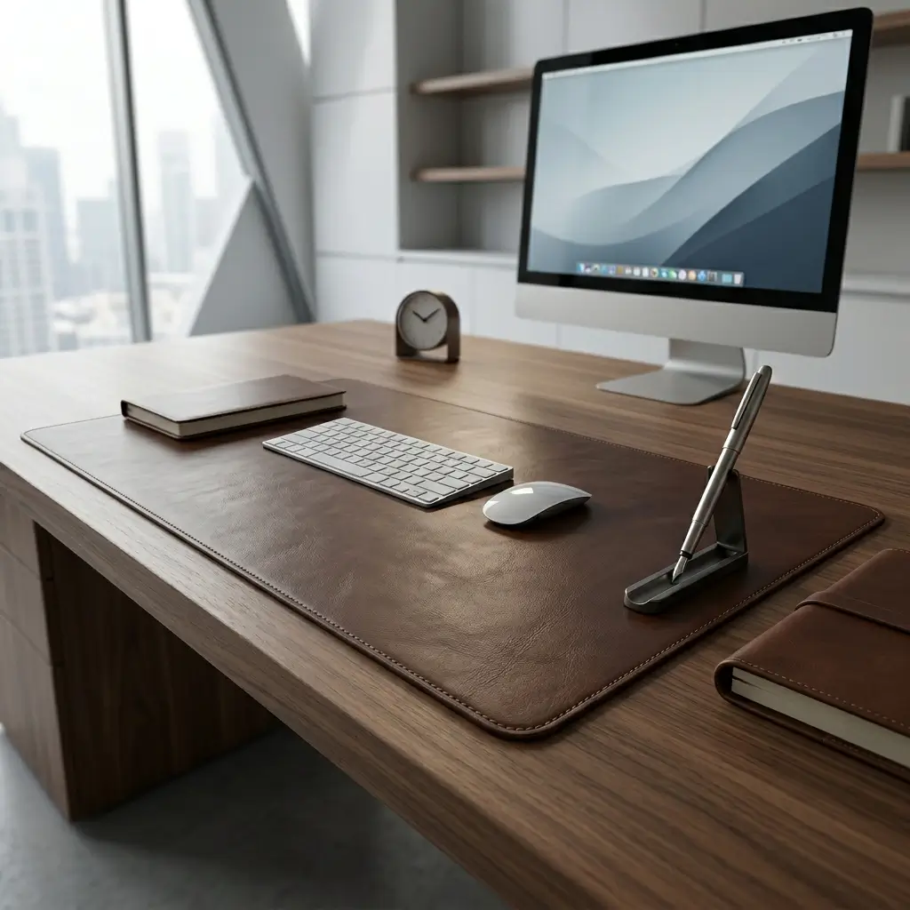 Test 1 Executive Leather Desk Mat as a Corporate Gift