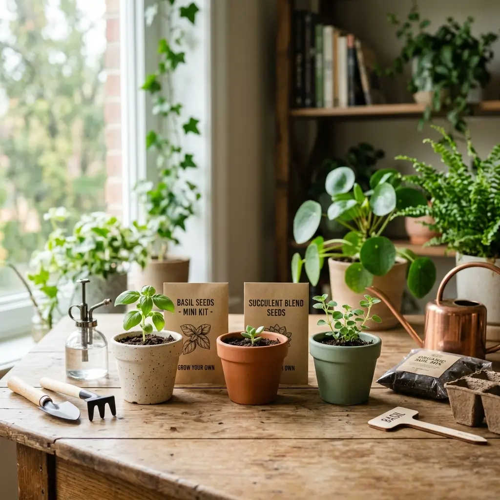 Test 1 Indoor Mini Plant Kits as a Corporate Gift