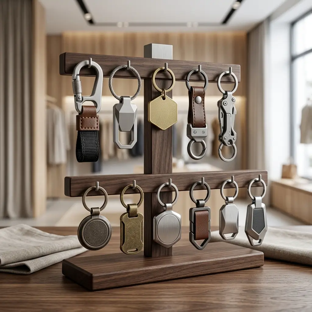 Test 1 Keychains with Logo Branding as a Corporate Gift