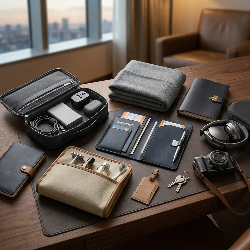 Test 1 Luxury Travel Organizer Kit as a Corporate Gift