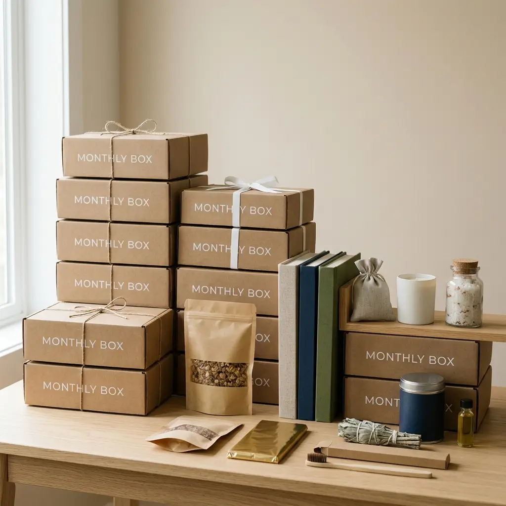 Test 1 Monthly Subscription Boxes Books and Snacks as a Customisable Corporate Gift