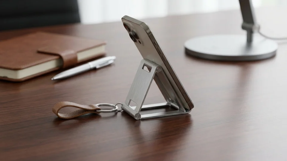 Test 1 Portable Phone Stand Keychain as a Corporate Gift
