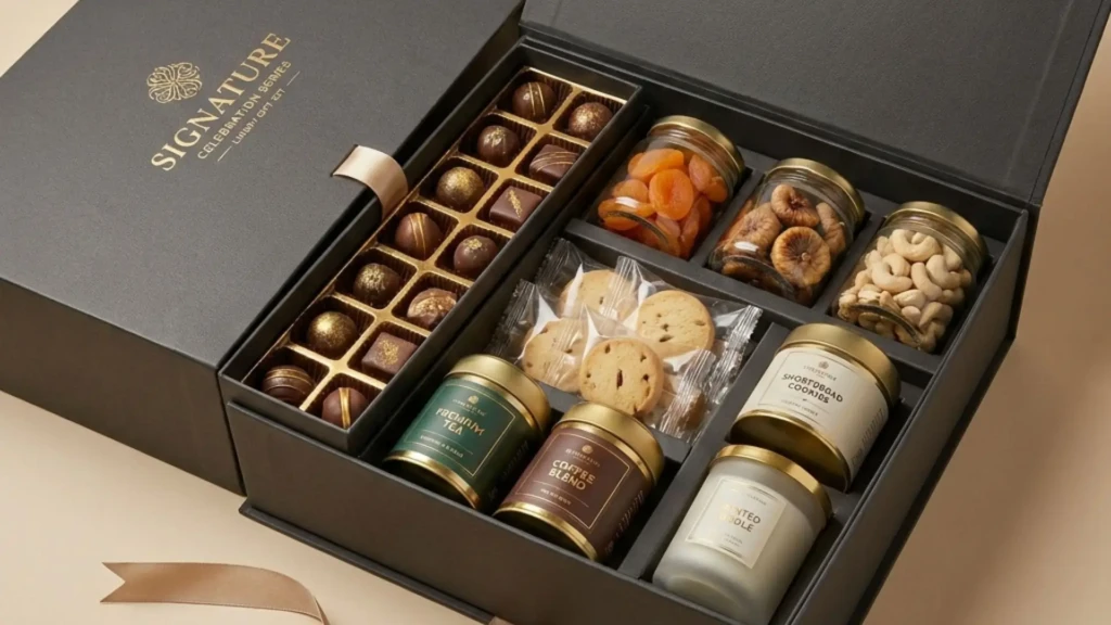 Test 1 Premium Celebration Sweets and Snacks Box as a Corporate Gift