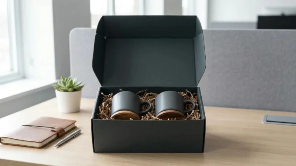 Test 1 Premium Coffee Mug Set as a Corporate Gift