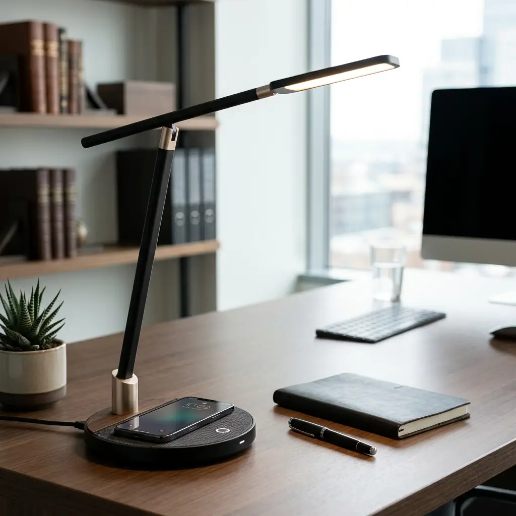 Test 1 Premium Desk Lamp with Wireless Charging as a Corporate Gift 2