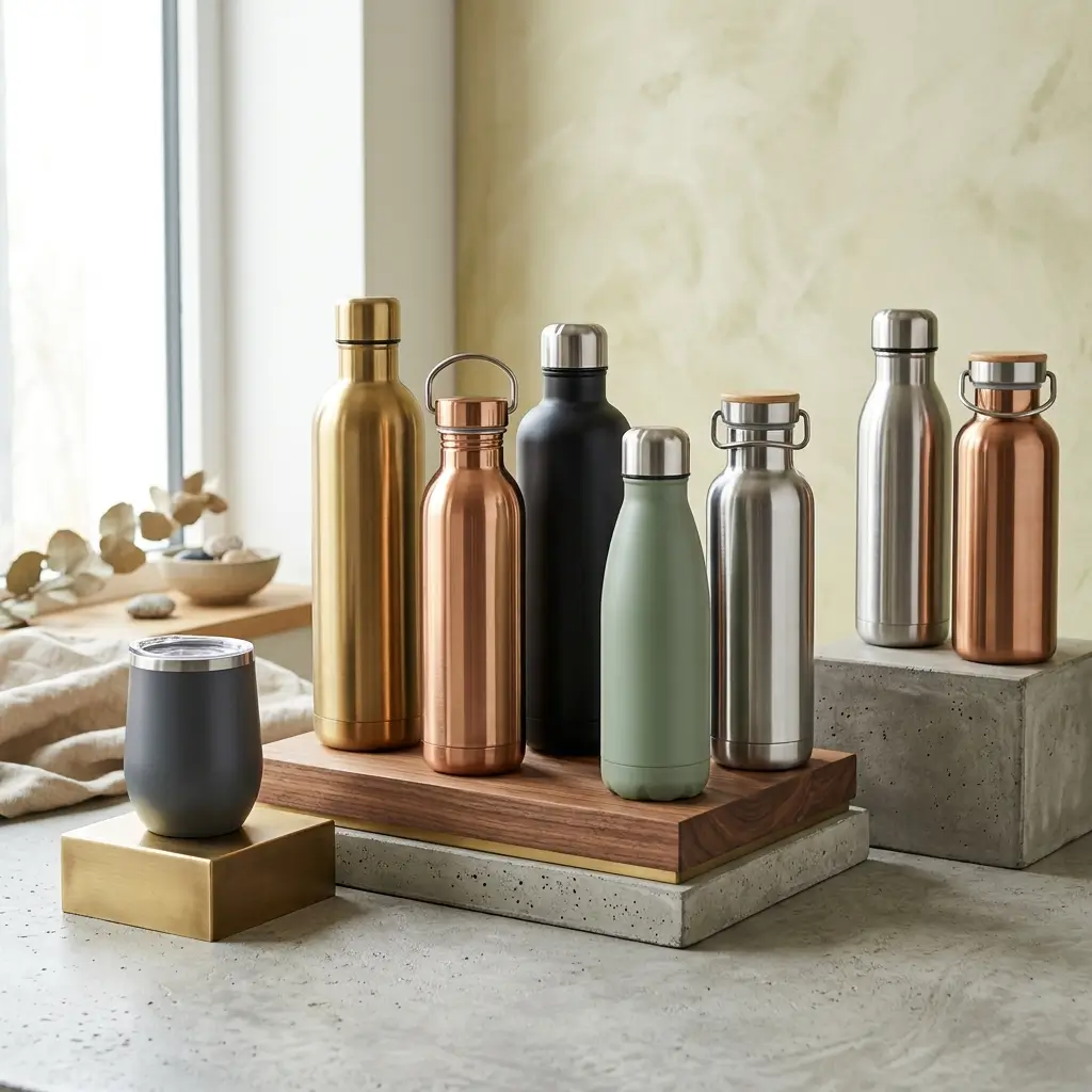 Test 1 Reusable Stainless Steel Bottles as a Corporate Gift