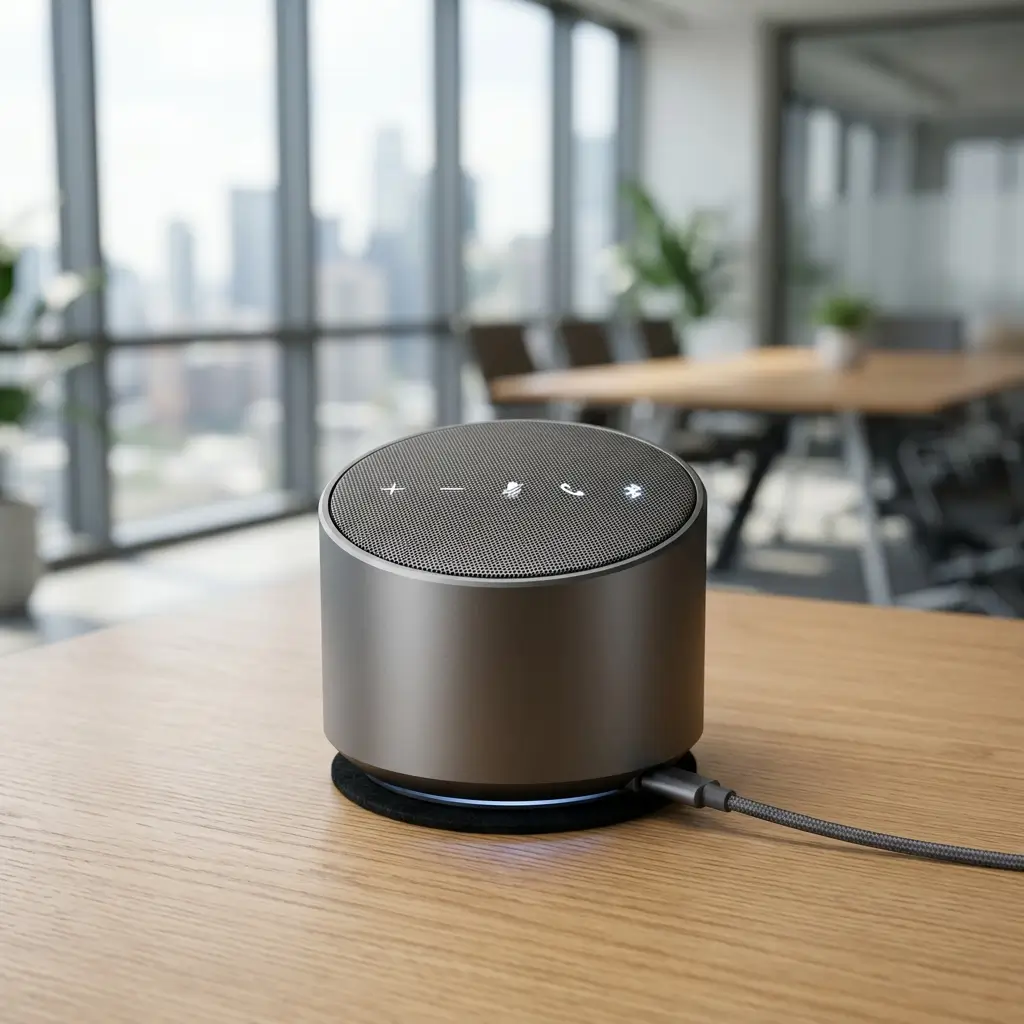 Test 1 Smart Bluetooth Conference Speaker as a Customisable Corporate Gift