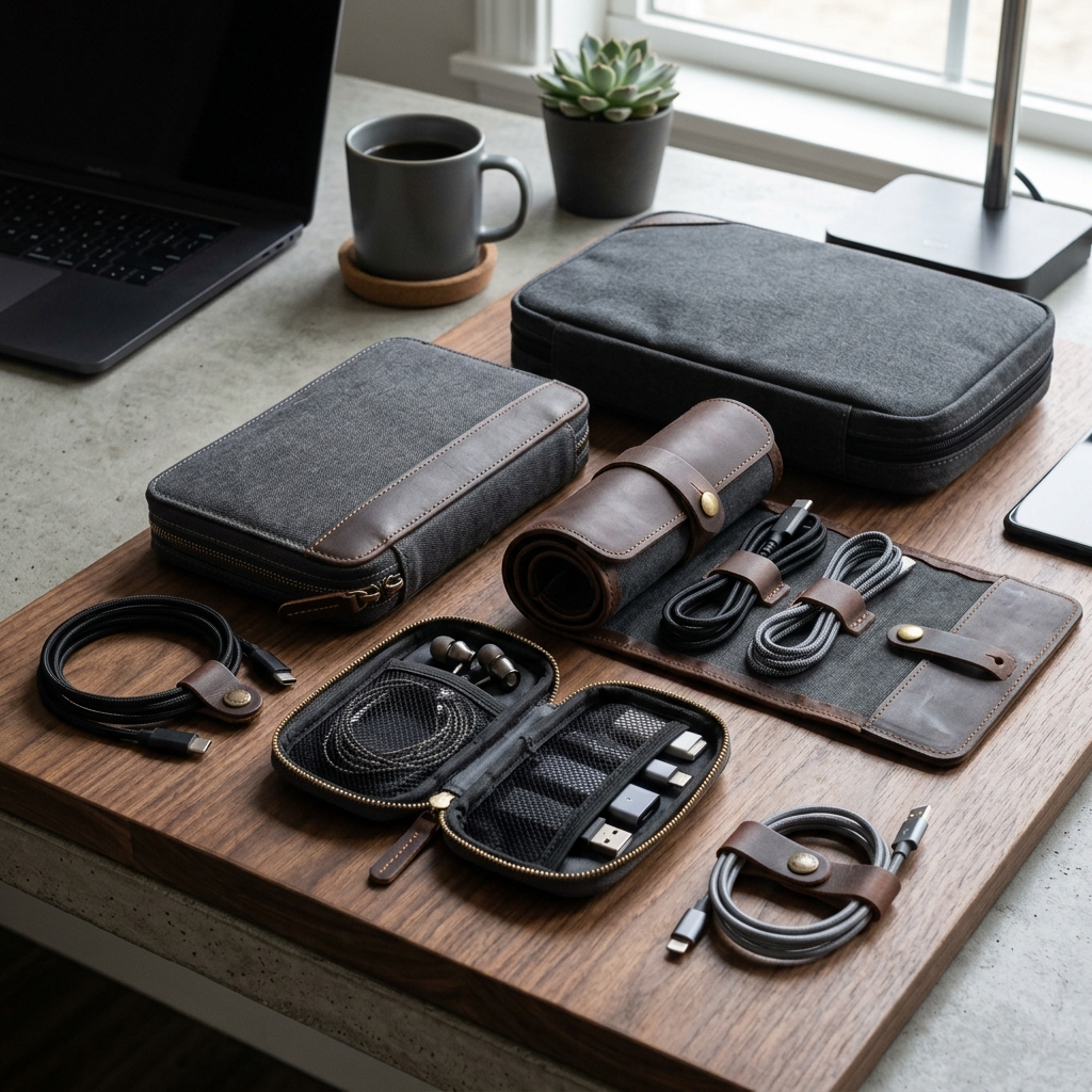 Test 1 Tech Cable Organizers as a Corporate Gift
