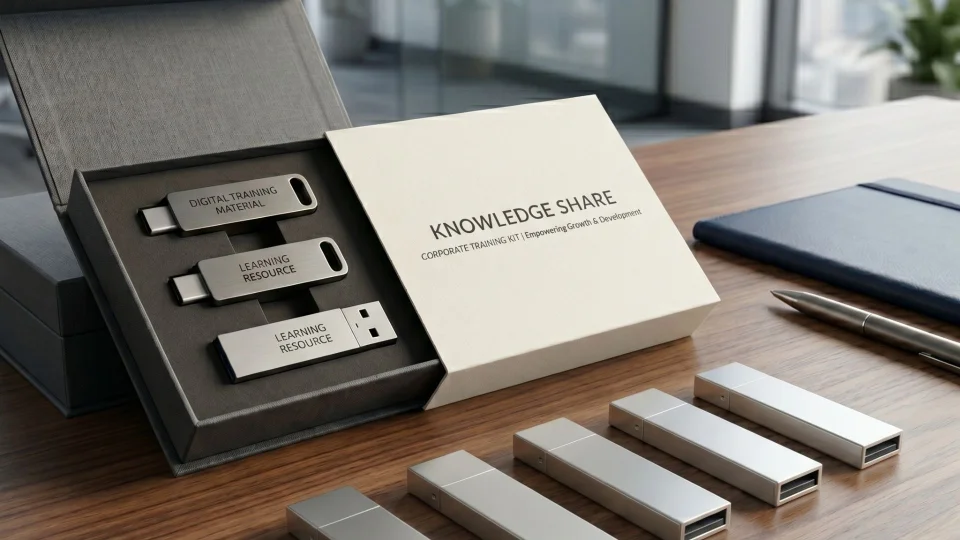 Test 1 USB Drives with Training Material as a Corporate Gift 1