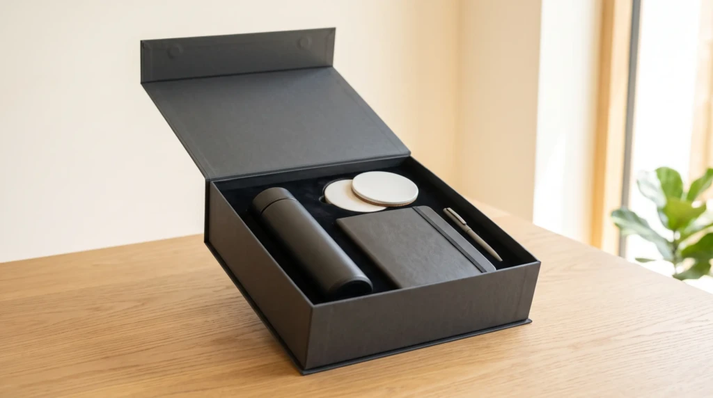 Test 1 Customized Gift Boxes with Branding as a Corporate Gift